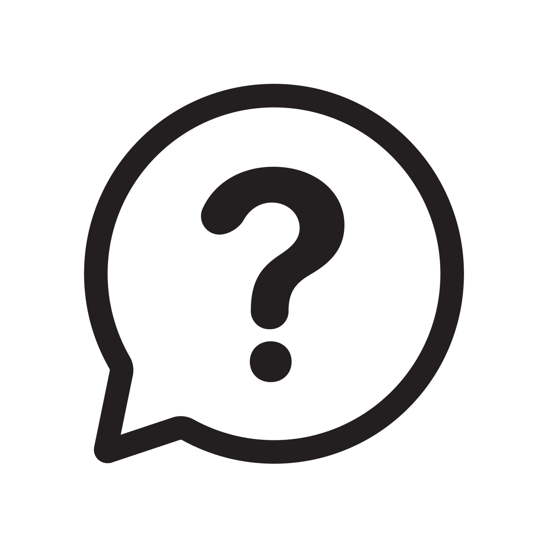 Question mark Icon in outline speech bubble isolated flat design vector illustration. Title "Digital Literacy" above a pie chart showing participats were 32% Digital Immigrants, 56% mixed Digital Immigrant/ Native and 12% Digital Native
